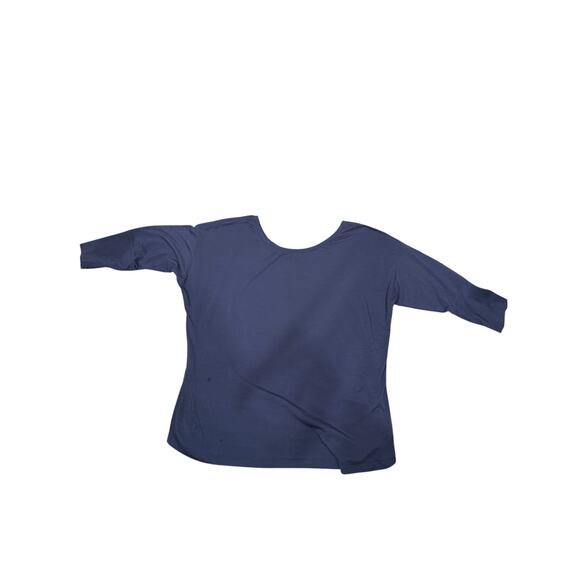 Columbia Blue Scoop Front V‑Back Top Soft Stretch Size XL Excellent - Picture 2 of 8